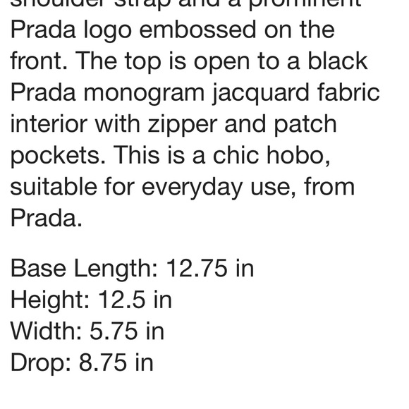 Prada Hobo Shoulder Bag - Picture 9 of 14